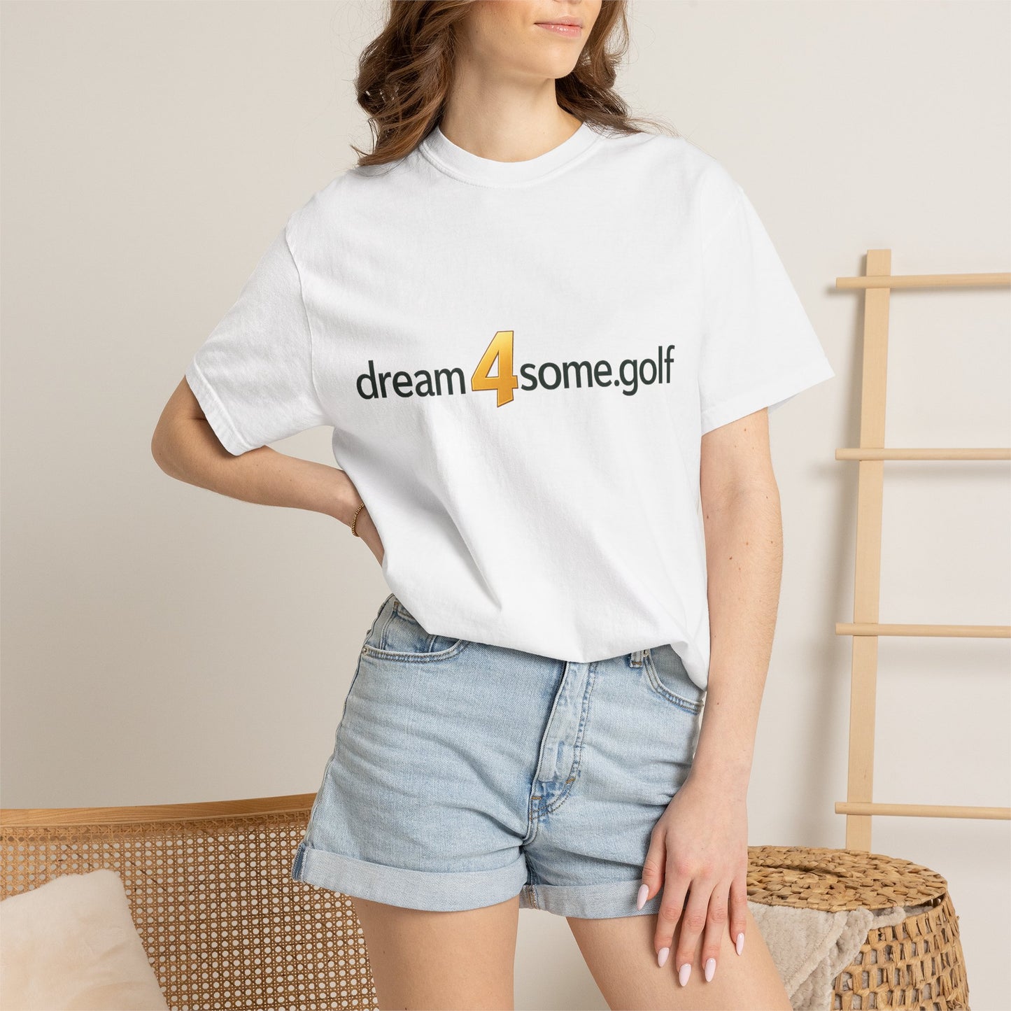 Golf Logo T-Shirt — "dream4some.golf" Graphic Tee