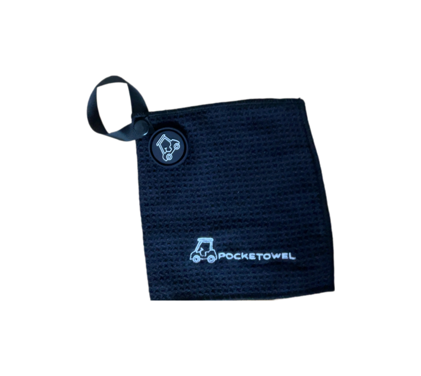 Pocketowel Magnetic Golf Towel Small - Birdie (Round N52 Magnet)