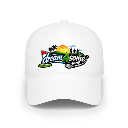 Dream4Some Golf Embroidered Low Profile Baseball Cap