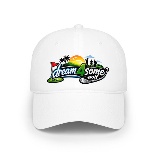 Dream4Some Golf Embroidered Low Profile Baseball Cap