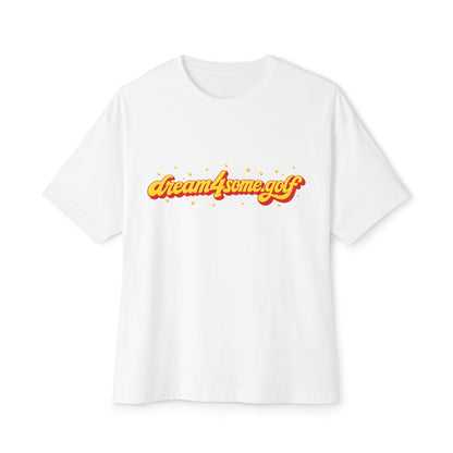 T-Shirt — "dream4somegolf" Retro Script Golf Tee