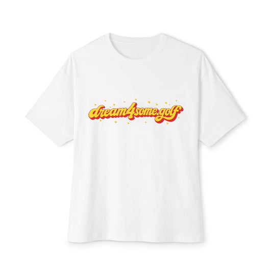 T-Shirt — "dream4somegolf" Retro Script Golf Tee