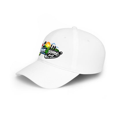 Dream4Some Golf Embroidered Low Profile Baseball Cap