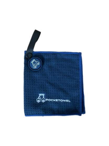 Pocketowel Magnetic Golf Towel Small - Birdie (Round N52 Magnet)